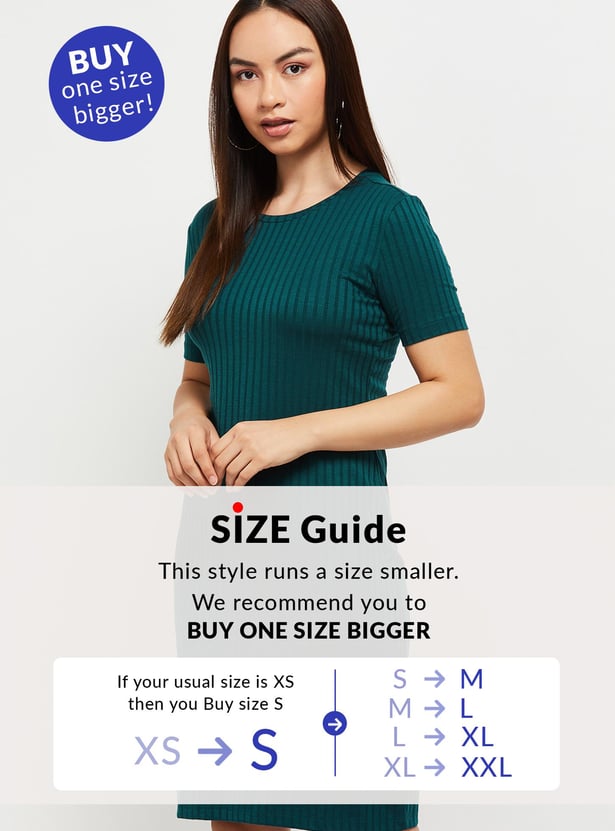 Women Ribbed Bodycon Dress