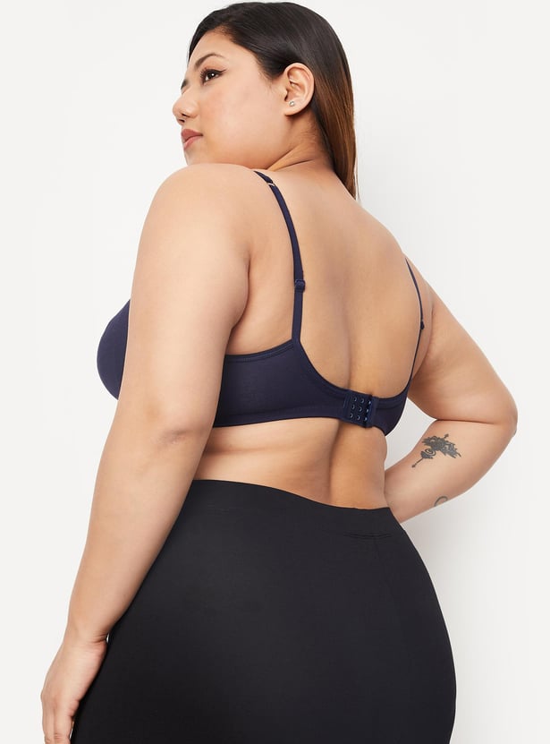 Women Solid Soft Cup Seamless Shaper Bra