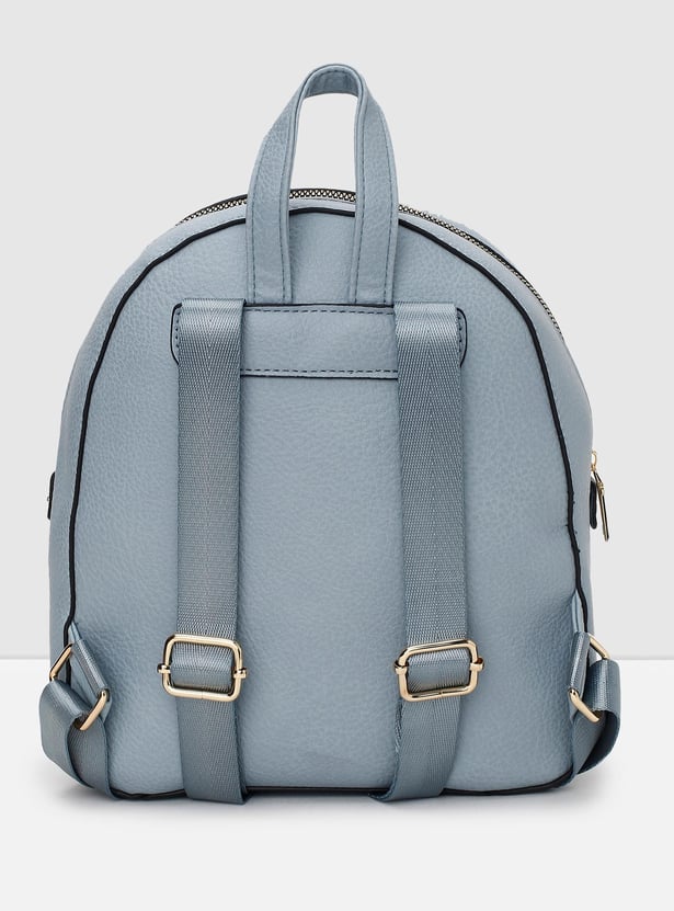 Women Colourblock Zip-Around Backpack