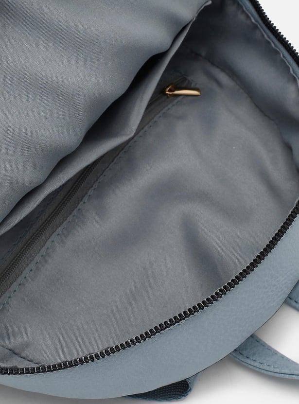 Women Colourblock Zip-Around Backpack