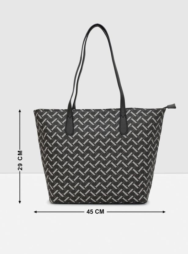 Women Geometric Printed Tote Bag