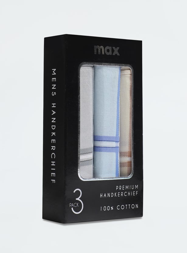 Boys Striped Handkerchief - Pack of 3