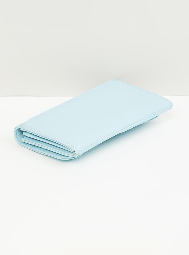 Women Quilted Flap Wallet