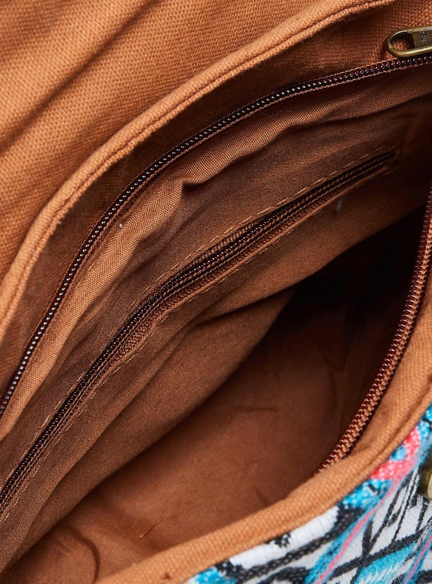 Women Jacquard Sling Bag