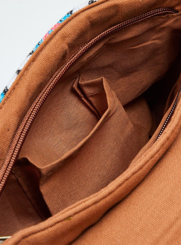Women Jacquard Sling Bag