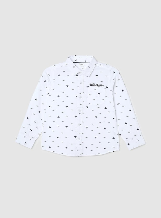 Boys Printed Casual Shirt