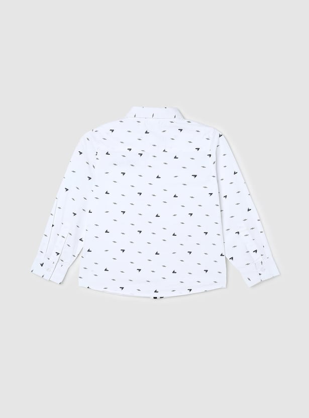 Boys Printed Casual Shirt