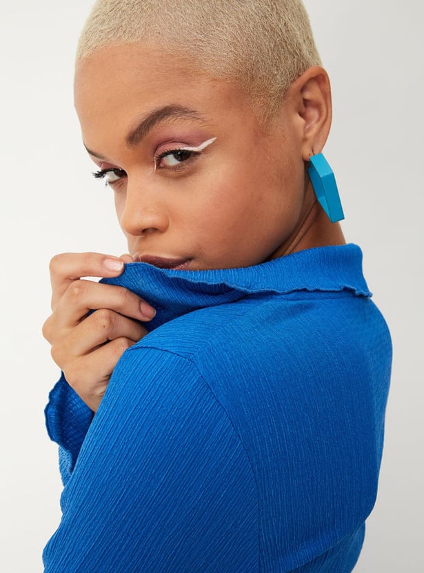 Women Knit Textured Shirt