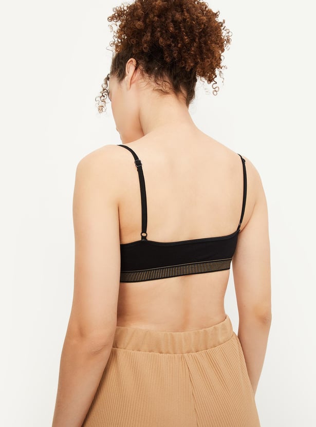 Women Solid Soft Cup Beginners Bra