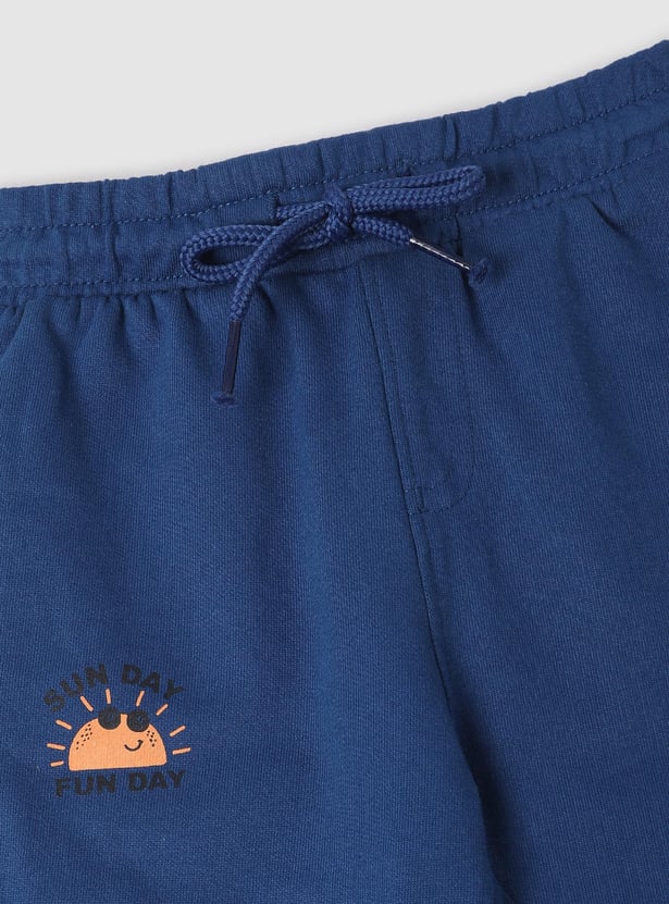 Boys Solid Elasticated Joggers