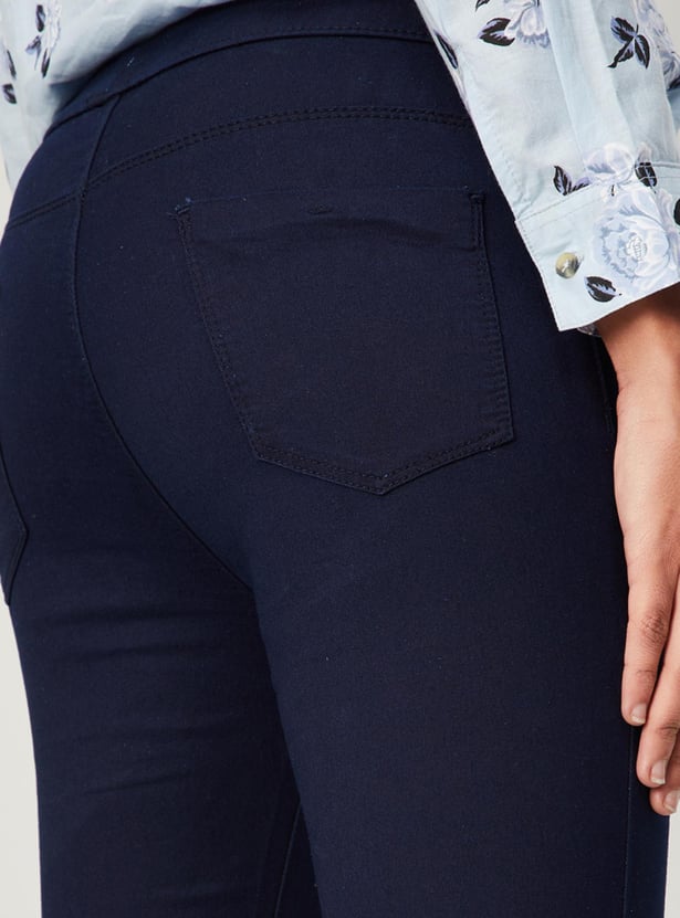 Women Solid Jeggings