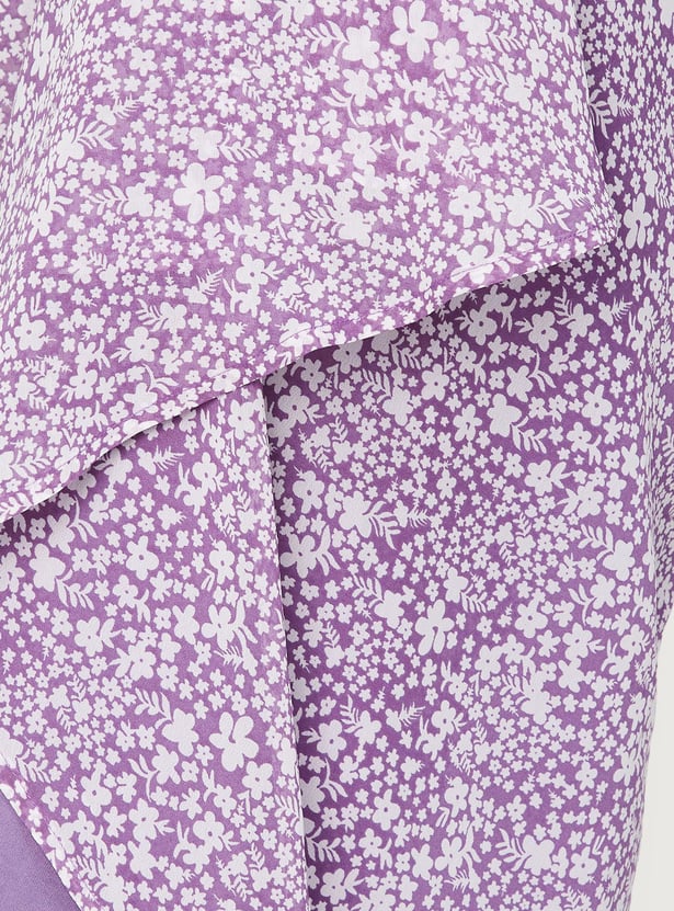 Women Floral Printed Maxi Skirt