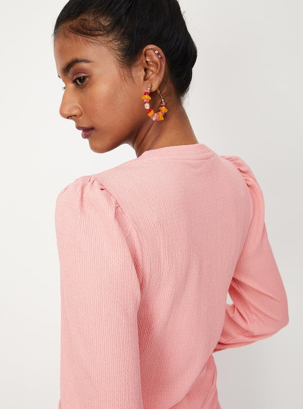 Women Textured Knit Top