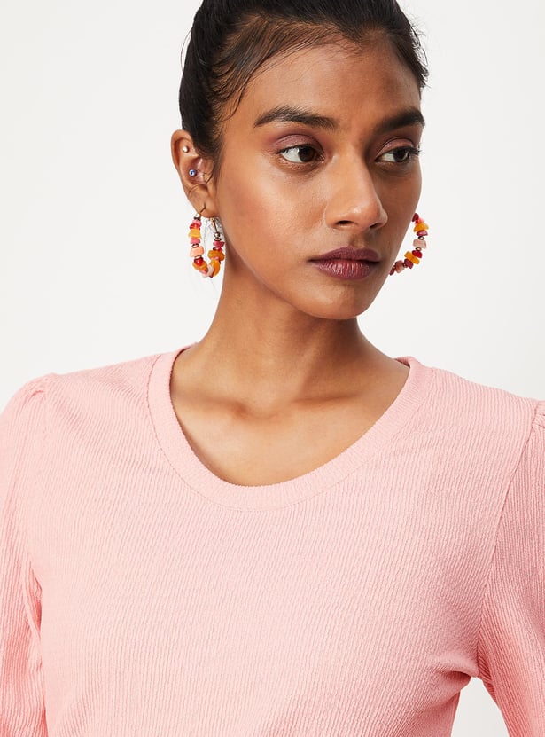Women Textured Knit Top