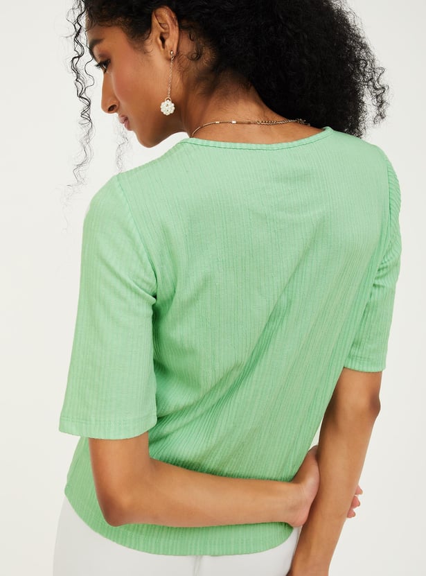 Women Textured Knit Top