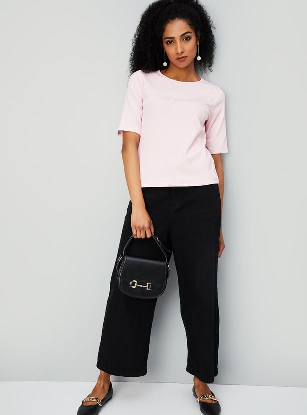Women Textured Knit Top
