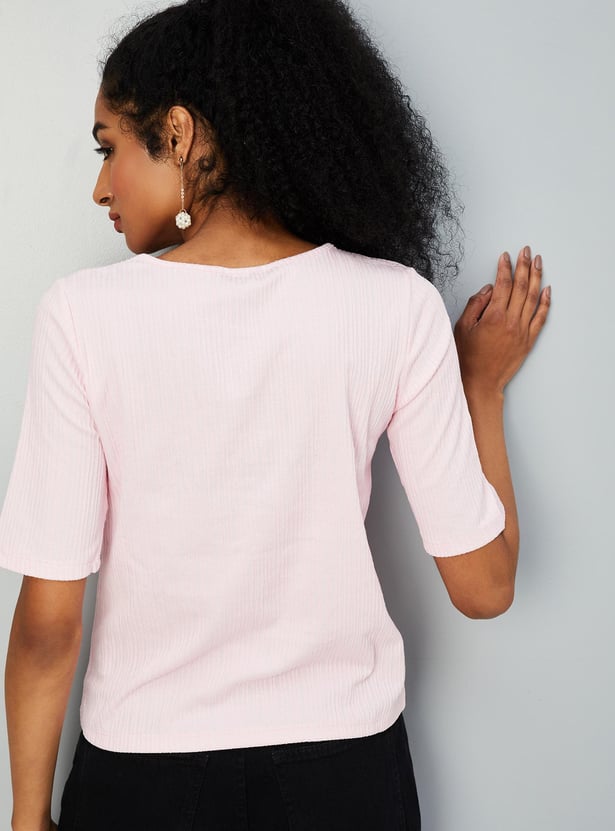Women Textured Knit Top