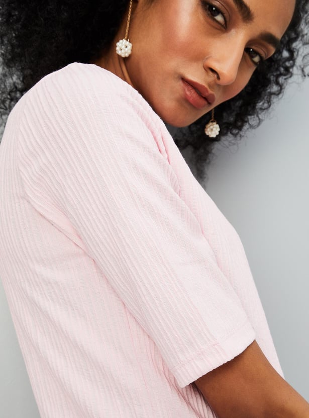Women Textured Knit Top