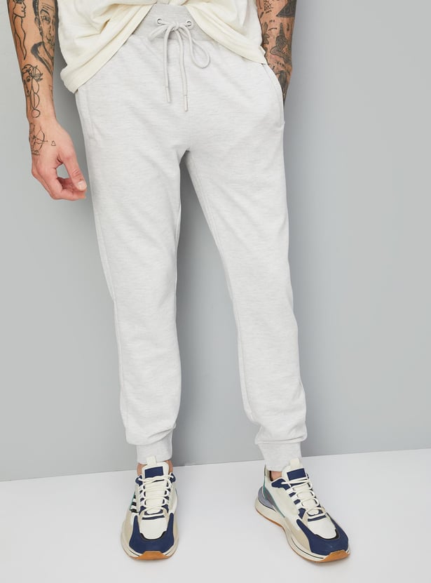 Men Solid Knit Joggers