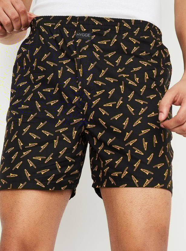 Men All-Over Printed Boxers