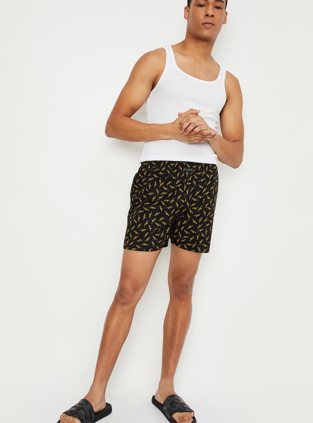 Men All-Over Printed Boxers
