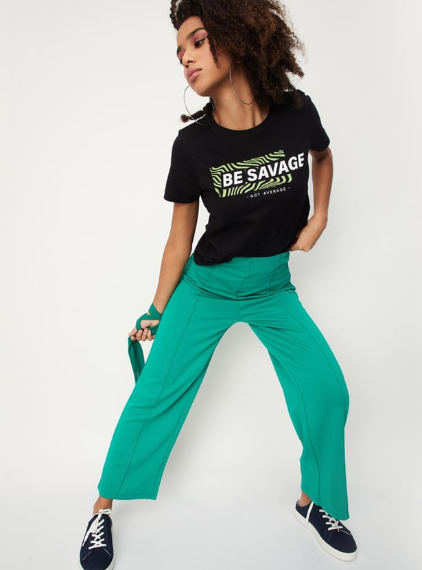 Women Graphic Printed T-shirt