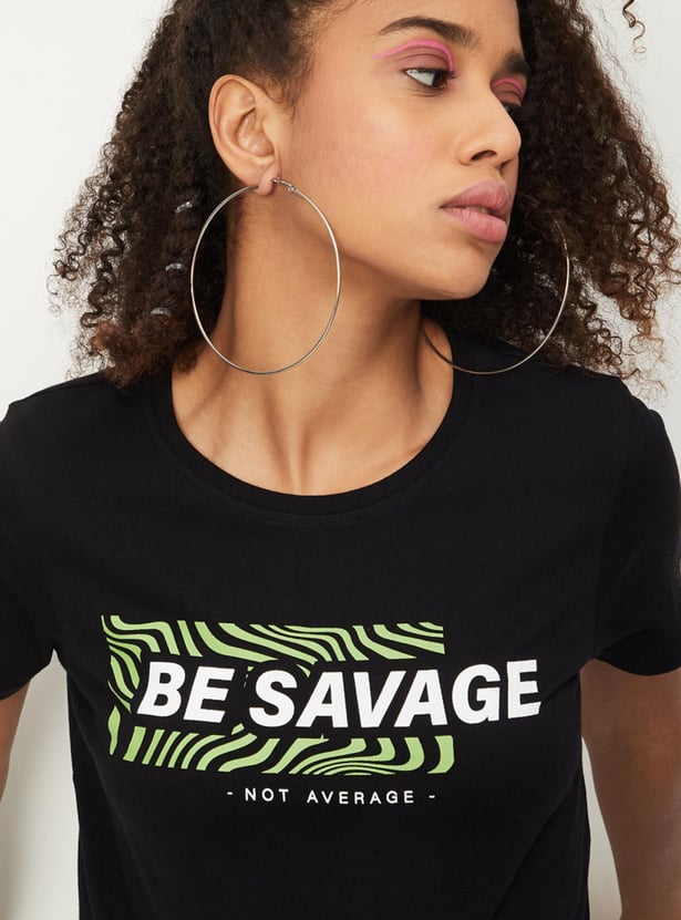 Women Graphic Printed T-shirt