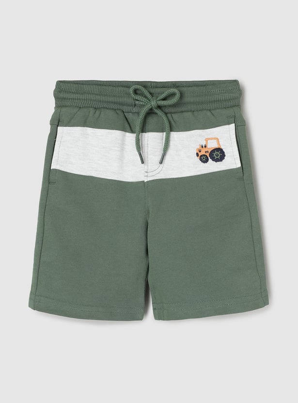 Boys Colourblocked Shorts