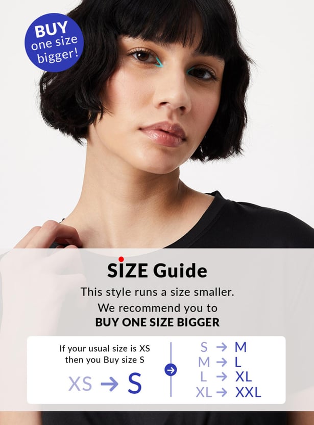 Women Solid Sports T-shirt