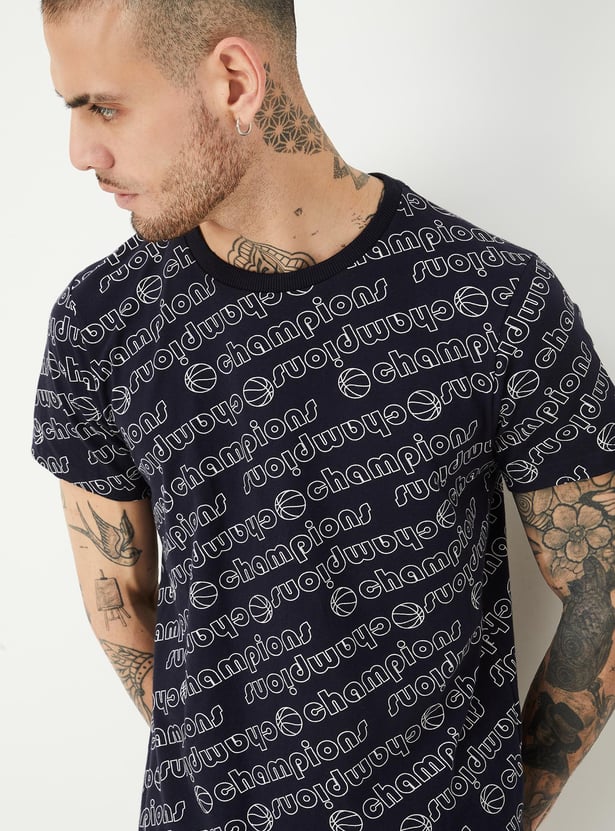 Men Printed Athleisure T-shirt