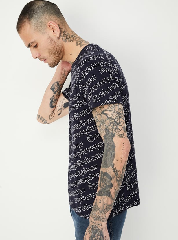 Men Printed Athleisure T-shirt