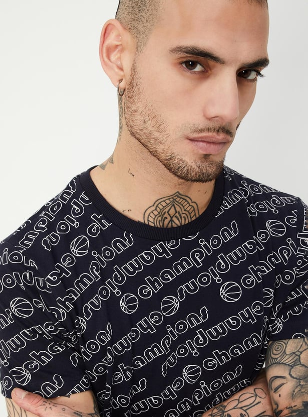 Men Printed Athleisure T-shirt