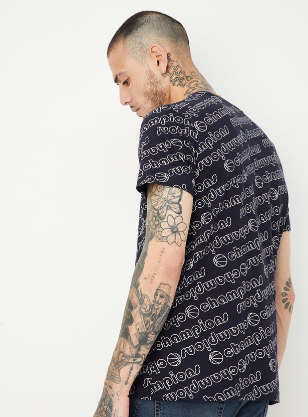 Men Printed Athleisure T-shirt