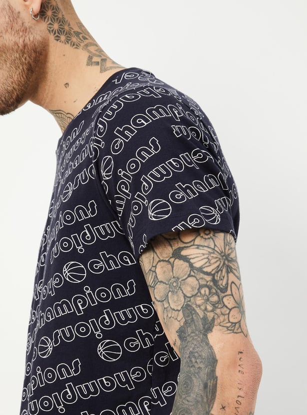Men Printed Athleisure T-shirt