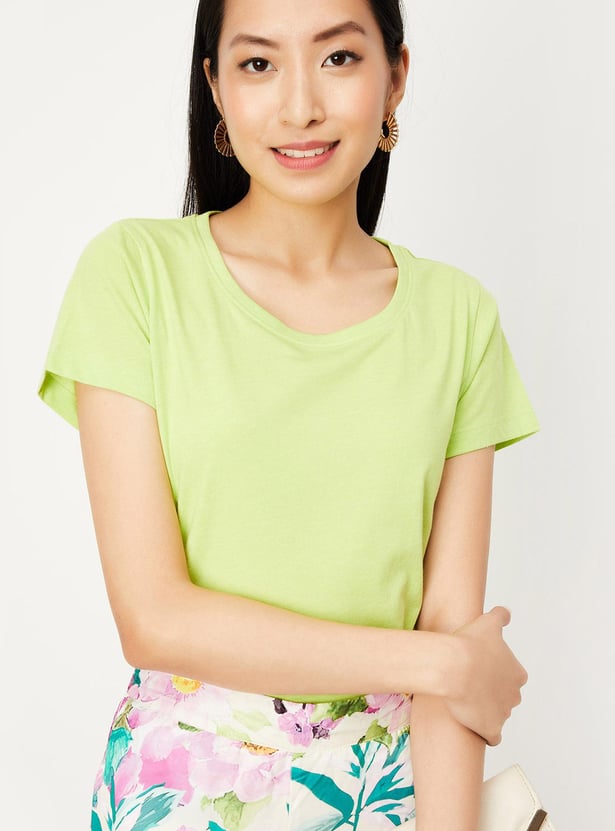 Women Solid T-shirt