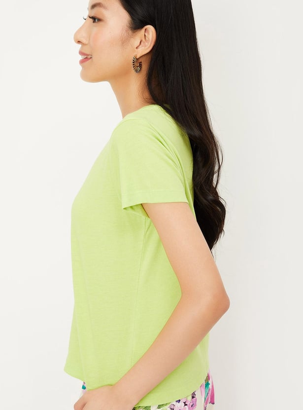 Women Solid T-shirt