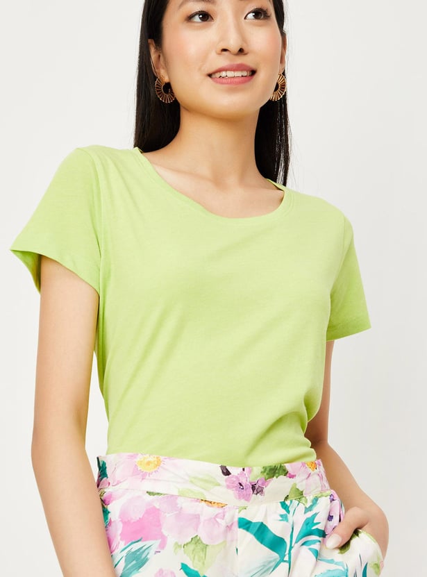 Women Solid T-shirt