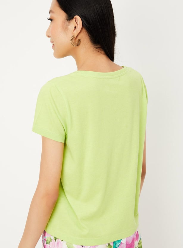 Women Solid T-shirt