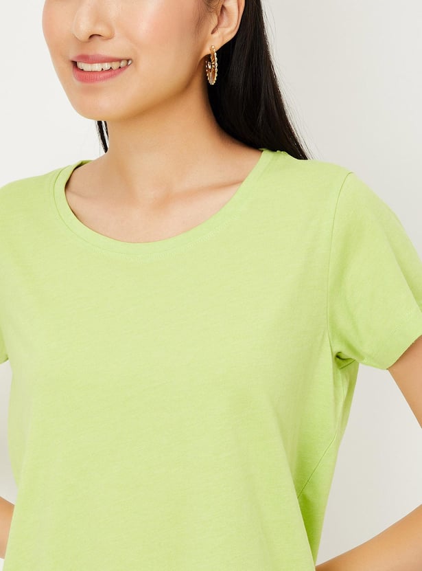 Women Solid T-shirt