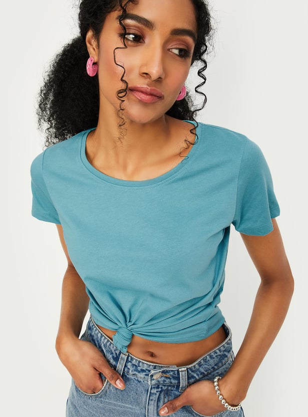 Women Solid T-shirt