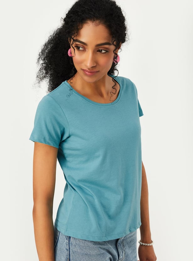 Women Solid T-shirt