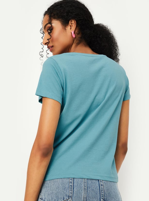 Women Solid T-shirt