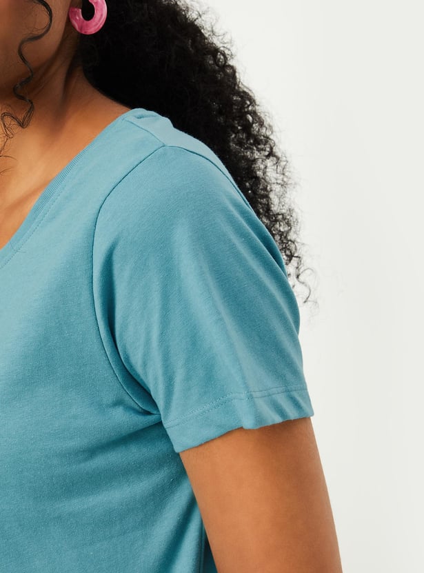 Women Solid T-shirt