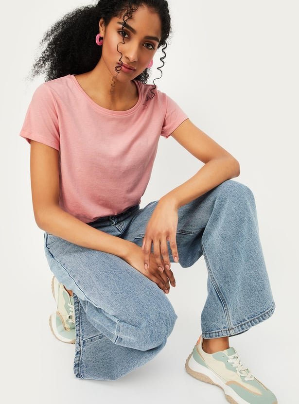 Women Solid T-shirt