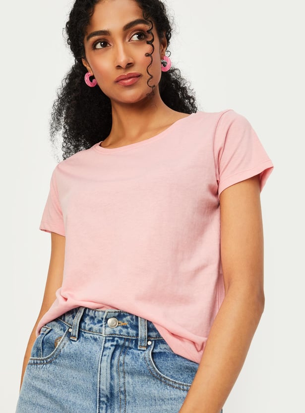 Women Solid T-shirt