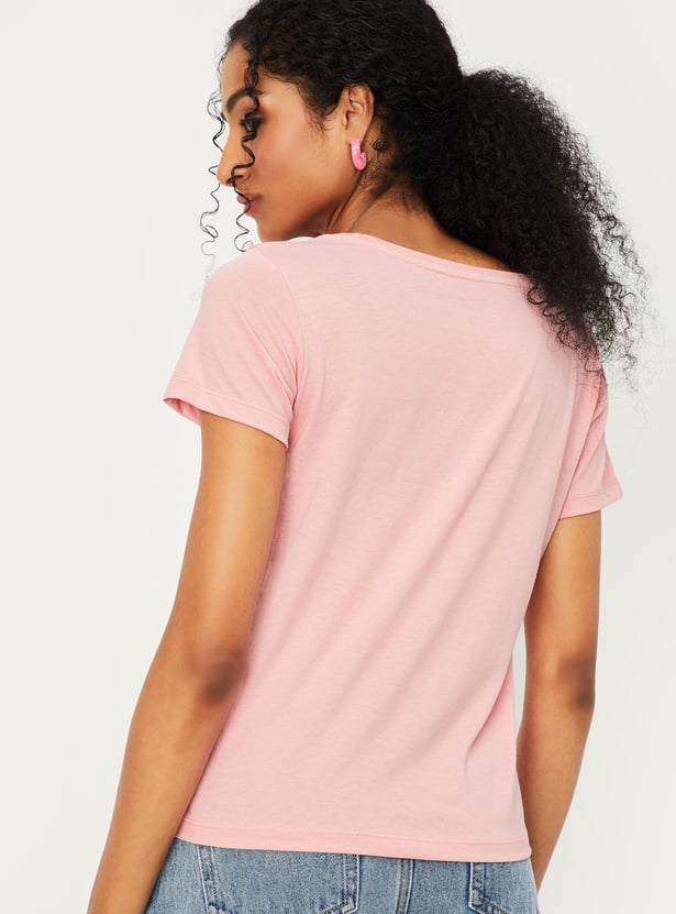 Women Solid T-shirt