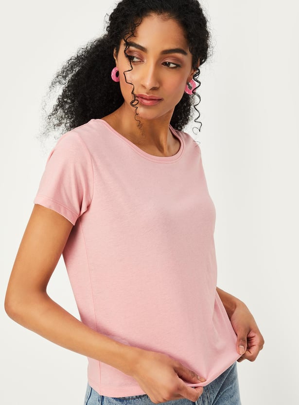 Women Solid T-shirt