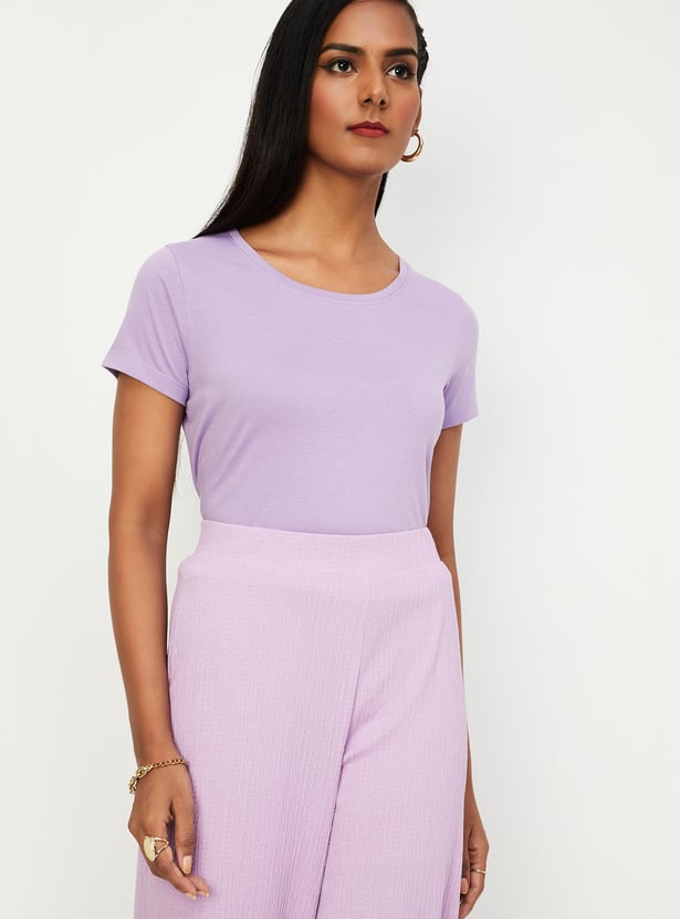 Women Solid T-shirt
