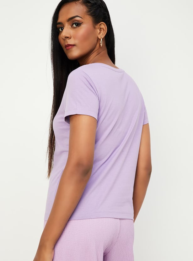 Women Solid T-shirt