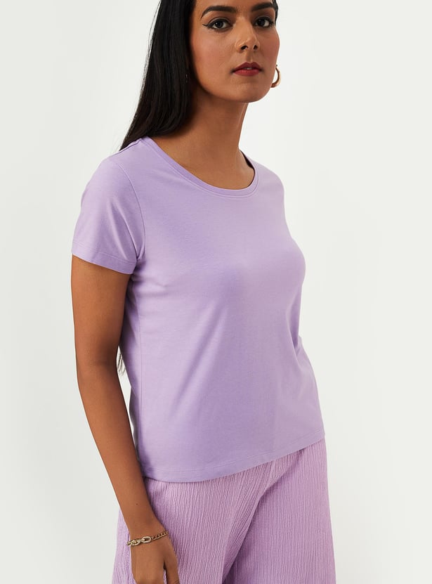 Women Solid T-shirt